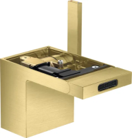 Смеситель Axor MyEdition 47212950 для биде, с донным клапаном, излив 14.5 см, без панели, матовая латунь