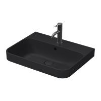 Раковина Duravit Happy D.2 Plus 2360601300 60х46 см, 1 отв., с переливом, цвет Anthracite matt