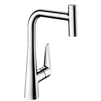 Смеситель для кухни 300 с выдвижным изливом Hansgrohe Talis Select M51 72821000, хром