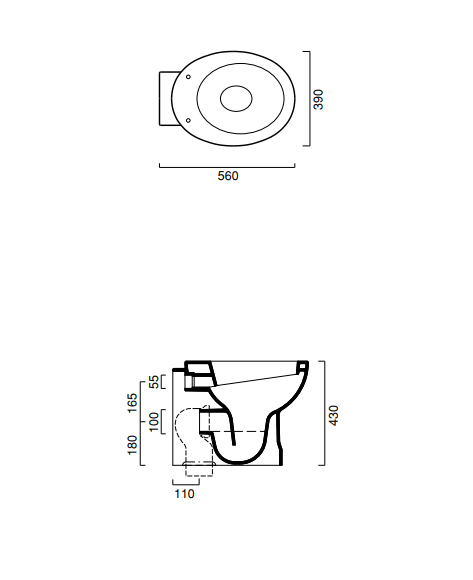 унитаз catalano roma 1vprn00+5rost00 напольный 56*39 с крышкой (комплект)