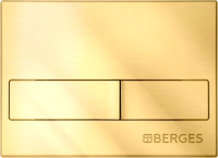 Клавиша для инсталляции Berges Novum L9 для унитаза, АБС-пластик, золото