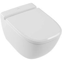 Унитаз подвесной Villeroy&Boch Antheus 4608R0R1 без сиденья, безободковый, CeramicPlus, цвет белый