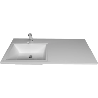 Раковина Style Line Estetus Даллас СС-00002387 на стиральную машину, 109,8x48.3 см, белая
