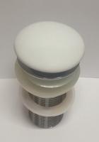 Донный клапан для раковины CeramaLux RD002 белый Донный клапан для раковины CeramaLux RD002 белый