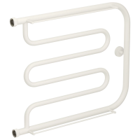 Полотенцесушитель водяной 500x650 белый матовый Сунержа Лира +2 полки 30-4012-5065