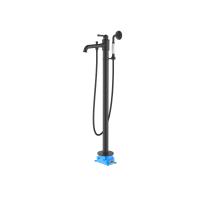 Смеситель для ванны Aquatek Классик AQ1545MB, напольный, с внутренней частью, черный матовый