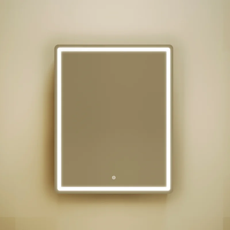 Зеркало-шкаф Sancos Mirror 60 с подсветкой, дуб чарльстон