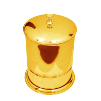 Ведро для мусора Boheme Chiaro 10508 Золото