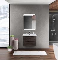 Тумба для раковины BELBAGNO MARINO-CER-600-2C-SO-RG-P, подвесная, цвет Серый дуб.