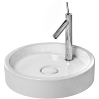 Накладная раковина в ванную Duravit Starck 1 386470027 Ø47 см, белая