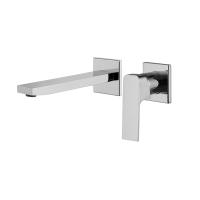 Cмеситель Fima Carlo Frattini Fit F3391WLX8CR для раковины, встраиваемый, излив 20.4 см, с донным клапаном, хром
