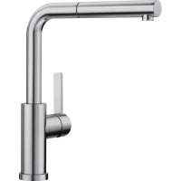 Смеситель для кухни CoolStart Blanco Lanora-S-F 526180 нержавеющая сталь