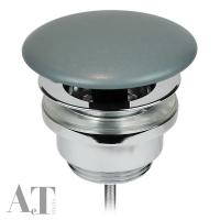 Донный кпапан для раковины AeT A038VX116 Clic-Clack, керамики серый матовый