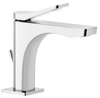 Смеситель Gessi Rilievo 59001#031 для раковины на 1 отв. с донным клапаном h=15.3 см, излив 12.6 см, цвет хром