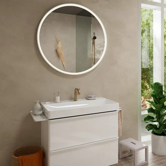 смеситель для раковины hansgrohe tecturis s 73320140 coolstart, с донным клапаном, бронза