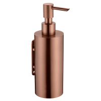 Дозатор для жидкого мыла Boheme Uno 10977-BRB настенный, бронза матовая