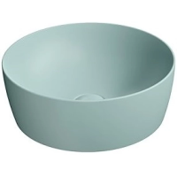 Раковина GSI Nubes 903915 накладная, Ø40 см, Ghiaccio opaco (Голубой матовый) Раковина GSI Nubes 903915 накладная, Ø40 см, Ghiaccio opaco (Голубой матовый)