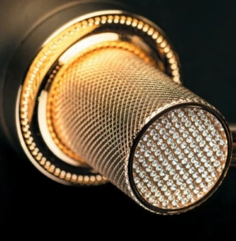 Стакан для зубных щеток Boheme Royal Cristal 10924-G Золото