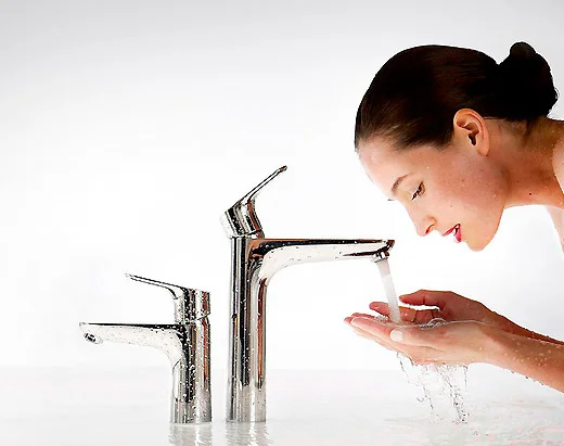 смеситель для раковины 100, с донным клапаном hansgrohe focus 31607000