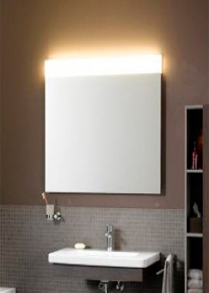 зеркало с подсветкой duravit durastyle ds747103737 белый алюминий