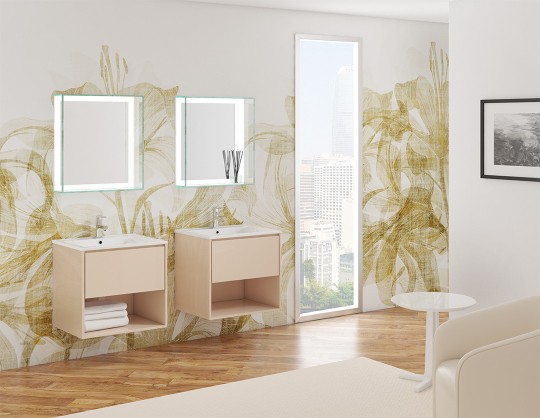 зеркало sanvit контур glass 75 зеркало sanvit контур glass 75