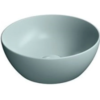 Раковина GSI Pura 885415 накладная, Ø32 см, Ghiaccio opaco (Голубой матовый)