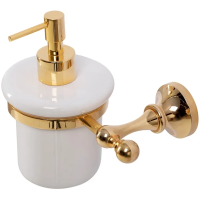 Дозатор для мыла Cezares Olimp-SOI-03/24-M Золото 24 карат