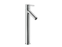 Смеситель для раковины, Hansgrohe, Axor Starck, цвет-шлифованный черный хром