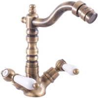 Смеситель Rav Slezak Morava Retro MK520.5/9SM для биде, без донного клапана, бронза