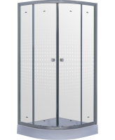 Душевой угол Timo TL TL-8001R 80×80 см, стекло прозрачное с узором