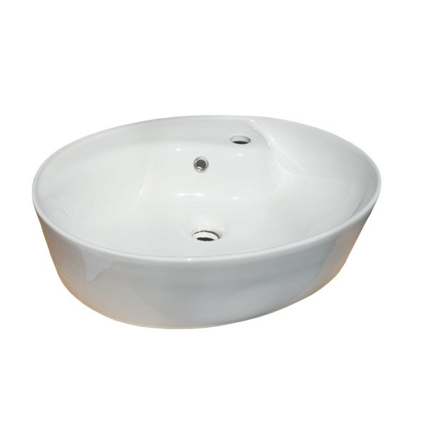 раковина накладная 55 см comforty 78199 белый