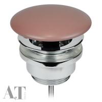 Донный кпапан для раковины AeT A038VX142 Clic-Clack, керамики розовый матовый