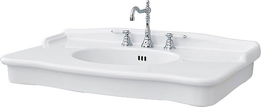 раковина полувстраиваемая 112 см artceram hermitage hel004 01 00