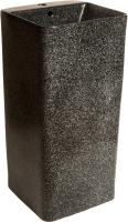 Раковина SL-4005MC 42x41x86 см, напольная, цвет тёмно-серая гранитная крошка