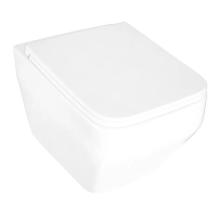 Унитаз Azario Moneo AZ-0062 UQ1 подвесной, безободковый, с сиденьем микролифт, слив "Торнадо", 51.5х35.5х36.5 см, белый