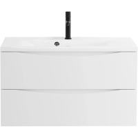 Тумба под раковину BelBagno Marino 90 MARINO-900-2C-SO-BL-P подвесная, цвет bianco lucido