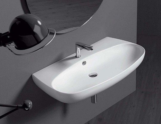 раковина накладная 100 см simas vignoni vi 12 bia