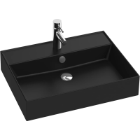 Раковина накладная Jacob Delafon Vivienne EXBH112-NGM 60 см цвет черный матовый