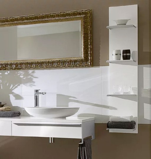 раковина villeroy & boch loop & friends 515101r1 накладная, 58.5x38 см, альпийский белый с покрытием ceramicplus