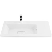 Раковина полувстраиваемая Creavit Memory 85 L MY085-00CB00E-0000, белая