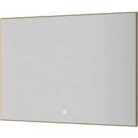 Зеркало Boheme Modern 100x70 543-100-MG с подсветкой Золото матовое с сенсорным выключателем и подогревом