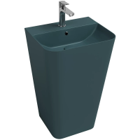 Раковина Isvea Sott'Aqua 10SQ37001SV-2P напольная, 50x42 см, изумрудный матовый