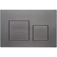 Кнопка смыва для инсталляции Veconi Flush V4 для унитаза, пластик, цвет оружейная сталь