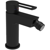 Смеситель Paffoni Ringo RIN135NO для биде, с донным клапаном, черный матовый