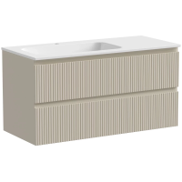 Тумба под раковину Sancos Snob T 100 L SNT100LCE подвесная Beige Soft