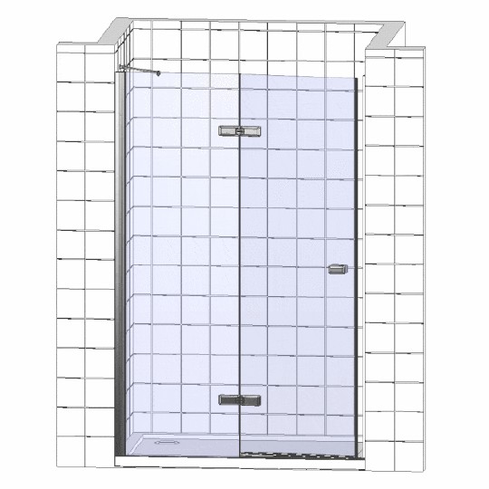 душевая дверь radaway eos ii dwj 120 r прозрачное