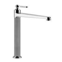 Смеситель Gessi Venti20 65003#031 для раковины на 1 отверстие, однорычажный, высокий, в комплекте с донным клапаном, цвет хром