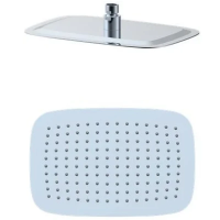 Верхний душ Wonzon & Woghand WW-88DP03-CR 300x200 мм, хром
