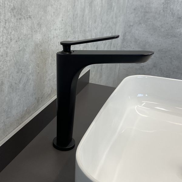 смеситель для раковины comforty fc088b-cmt черный матовый