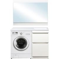 Тумба под раковину Style Line Даллас 110 СС-00000438 Люкс Plus Белая